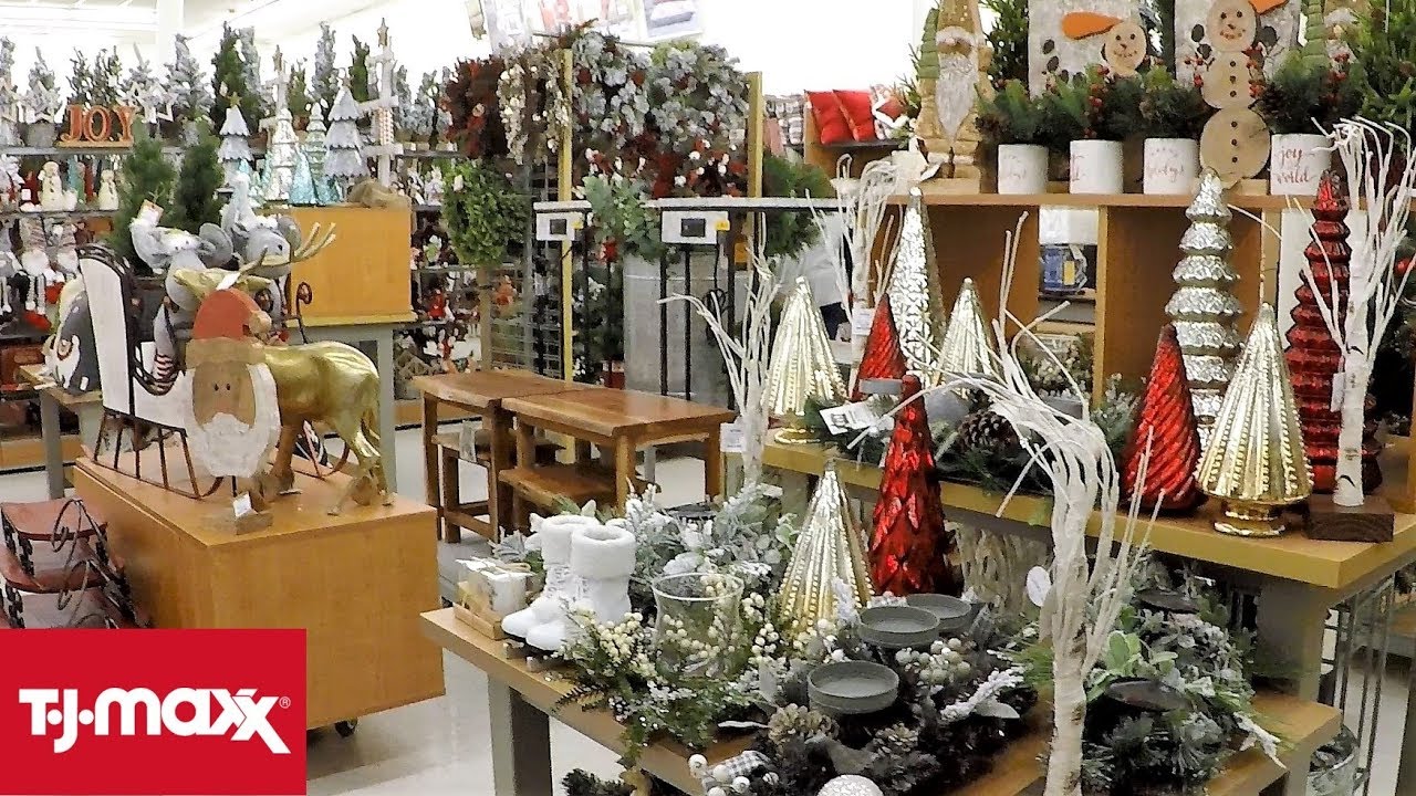 CHRISTMAS AT TJ MAXX - CHRISTMAS SHOPPING ORNAMENTS DECORATIONS HOME DECOR