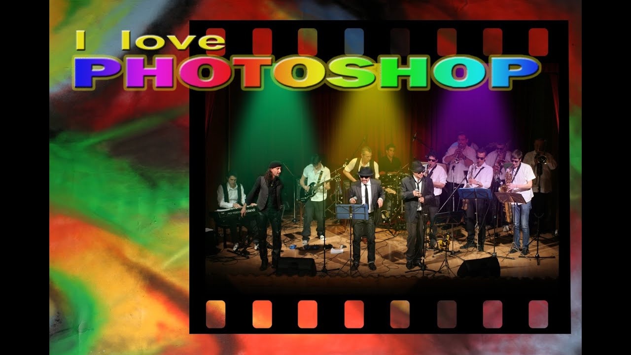 Photoshop - fasci di luce colorata - tutorial italiano