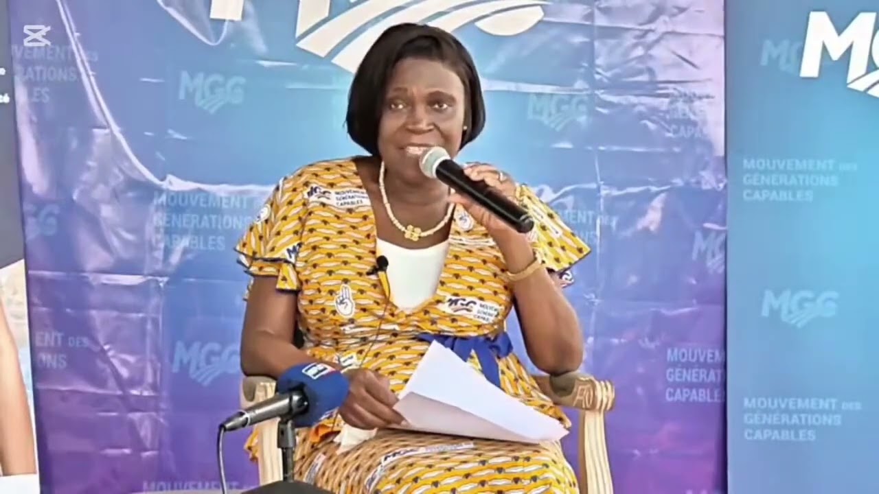 PRISE DE PAROLE DE  À LA PRÉSIDENTE SIMONE EHIVET GBAGBO
