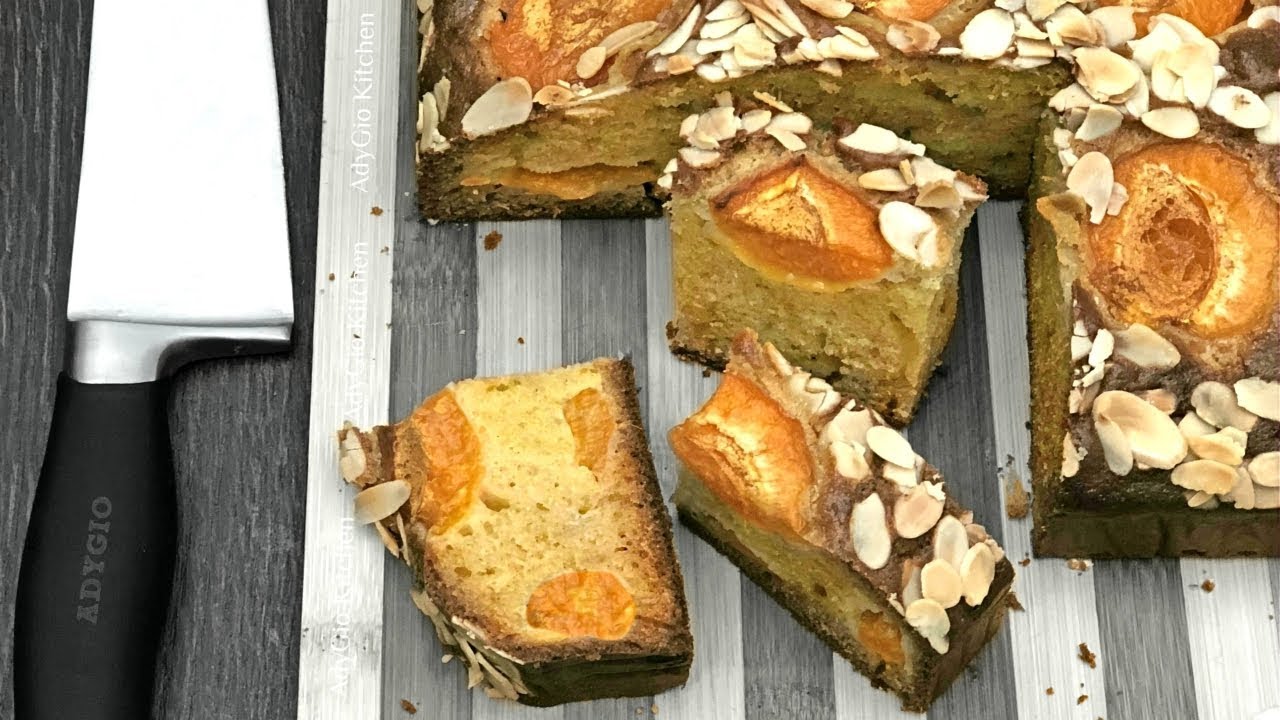 Prajitura fara mixer cu caise reteta | Adygio Kitchen