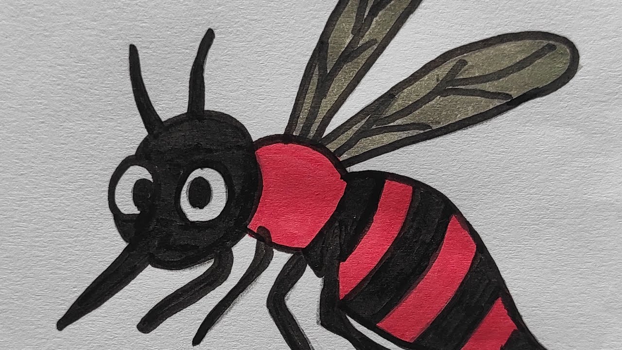 Mosquito 🦟🦟🦟 #shortvideo #cartoon #relaxing #drawing #funny 