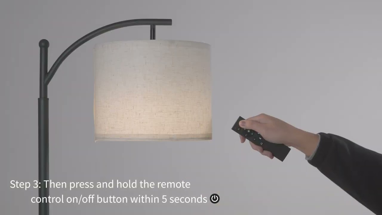 （Model：MF18166A）SUNMORY ARC Floor Lamp Matching light bulbs and remote controls