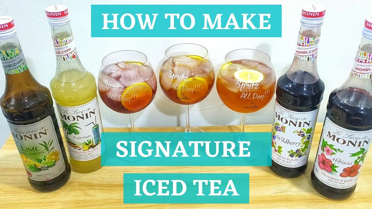 3 Signature Iced Tea Recipe Using | Monin Syrup