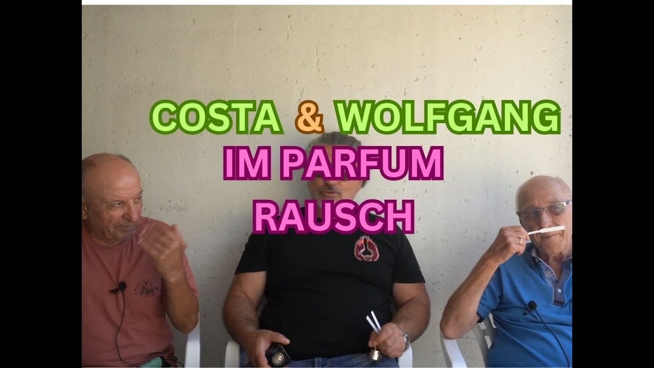 Costa und Wolfgang im Parfum Rausch