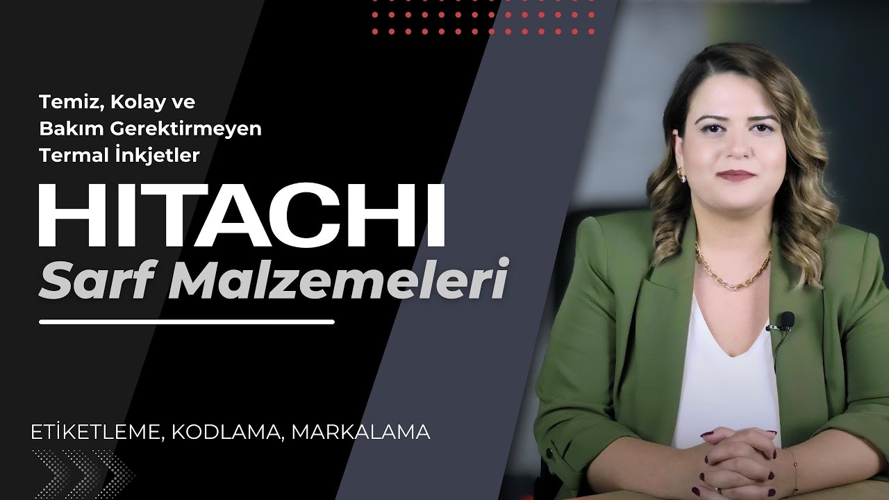 Hitachi Termal İnkjetlerde Hangi Sarf Malzemeler Kullanılıyor?