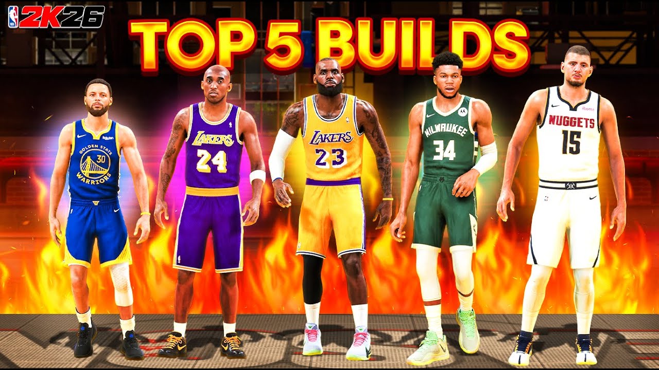 The TOP 5 BUILDS on NBA2K26! BEST BUILDS In NBA 2K26!