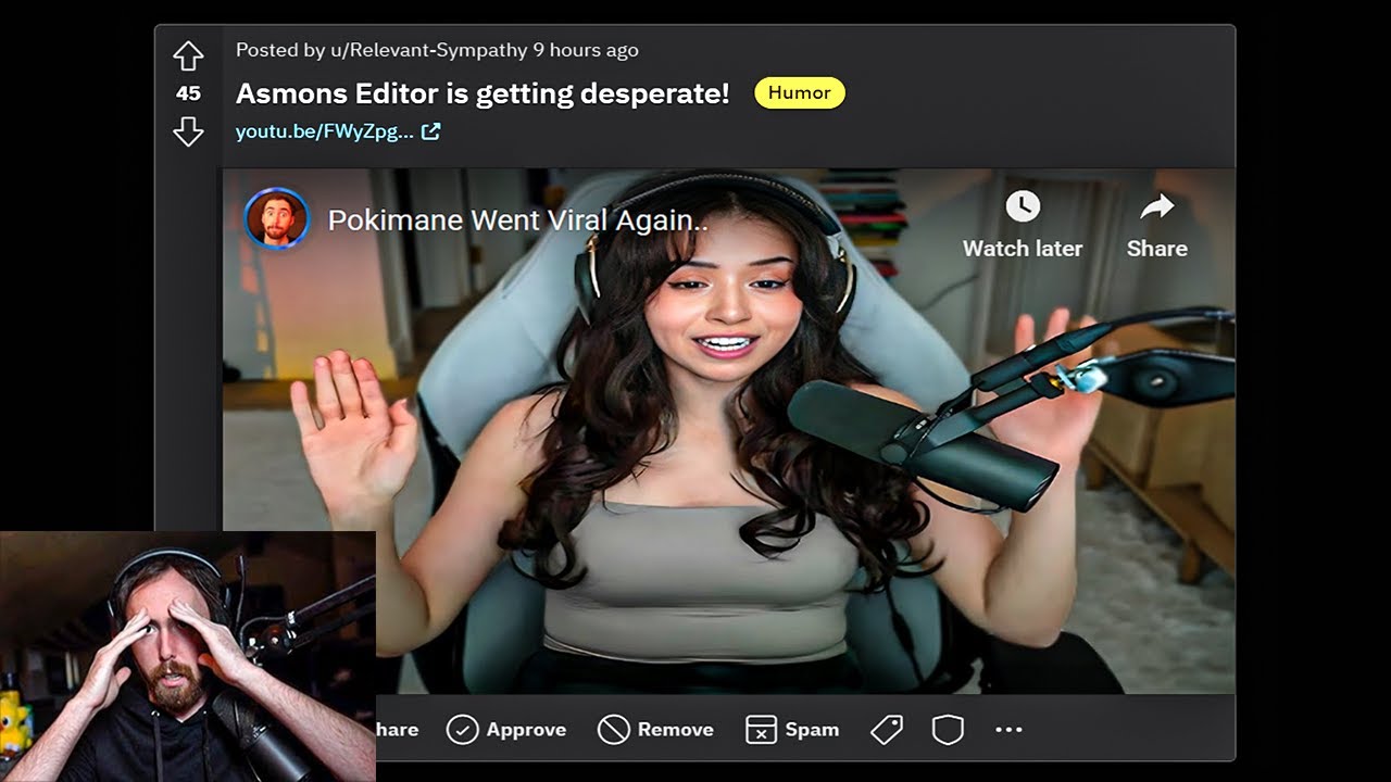 Asmon finds out what his editor posted behind his back