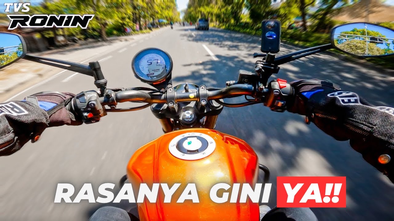 PERDANA TEST RIDE TVS RONIN 225CC‼️ KOK BEGINI YA RASA BERKENDARANYA🔥 GOKIL ABIZZ #tvsronin