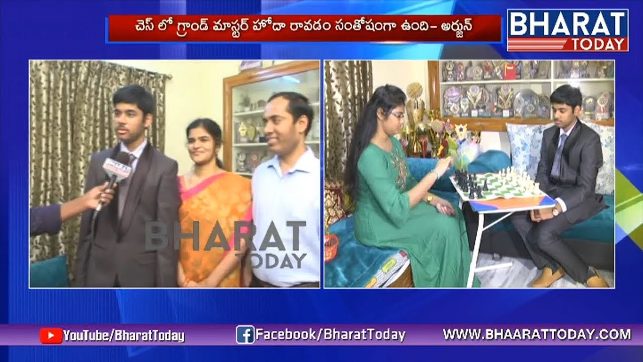Chess Grandmaster Arjun Face To Face Over His Success | First GM of Telangana | Bharat Today