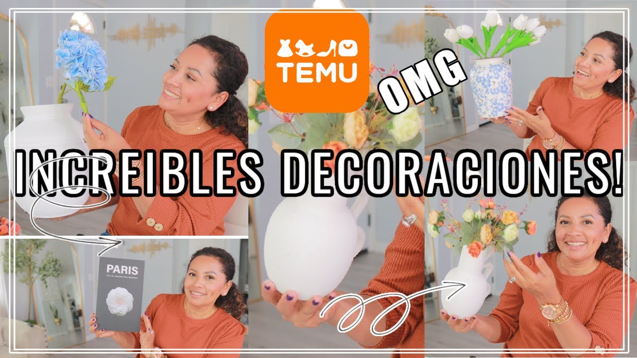 TEMU INCREIBLES DECORACIONES | HAUL DE TEMU | HAUL DE DECORACIONES BELLAS Y ECONOMICAS