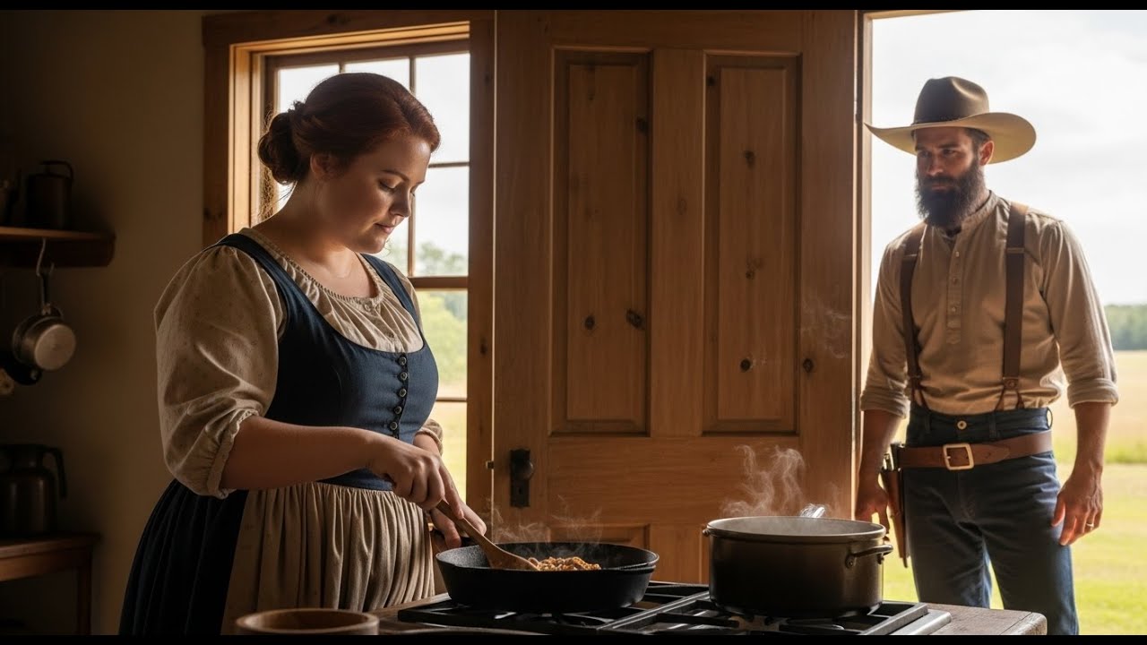 Ich bin zu dick, Herr… aber ich kann kochen“, sagte das Siedlermädchen zum Riesen-Rancher