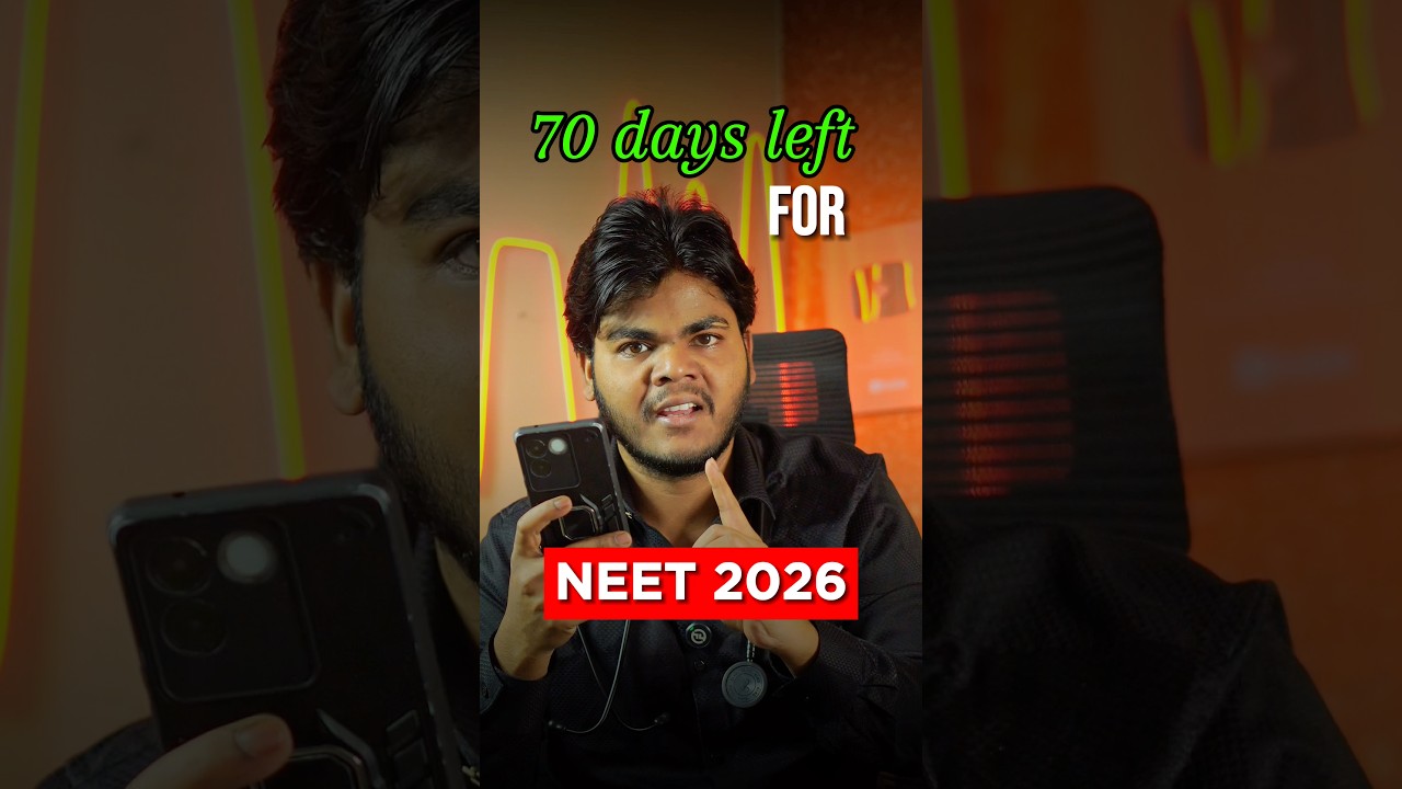 How to cover complete syllabus in next 70 days| Revision Strategy for NEET 2026 #neet2026