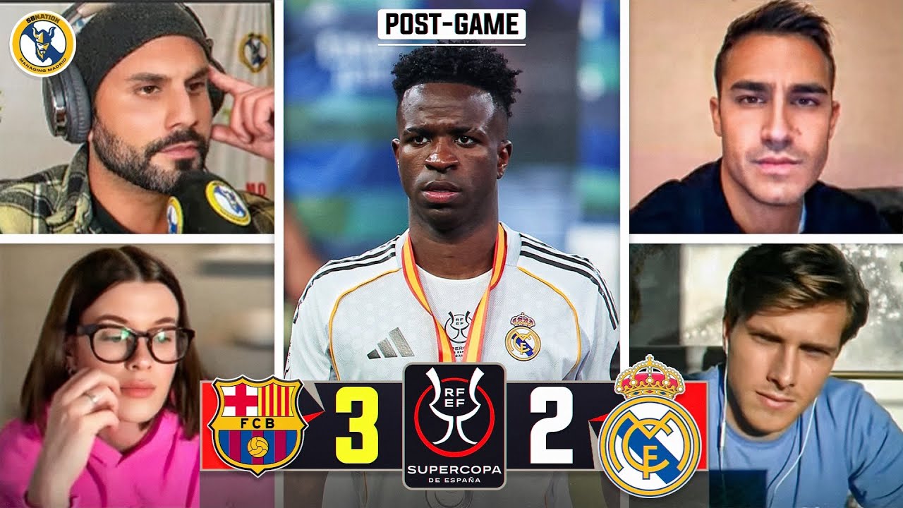 Barcelona 3 - 2 Real Madrid, Post-game Reaction, Super Cup Final 2026