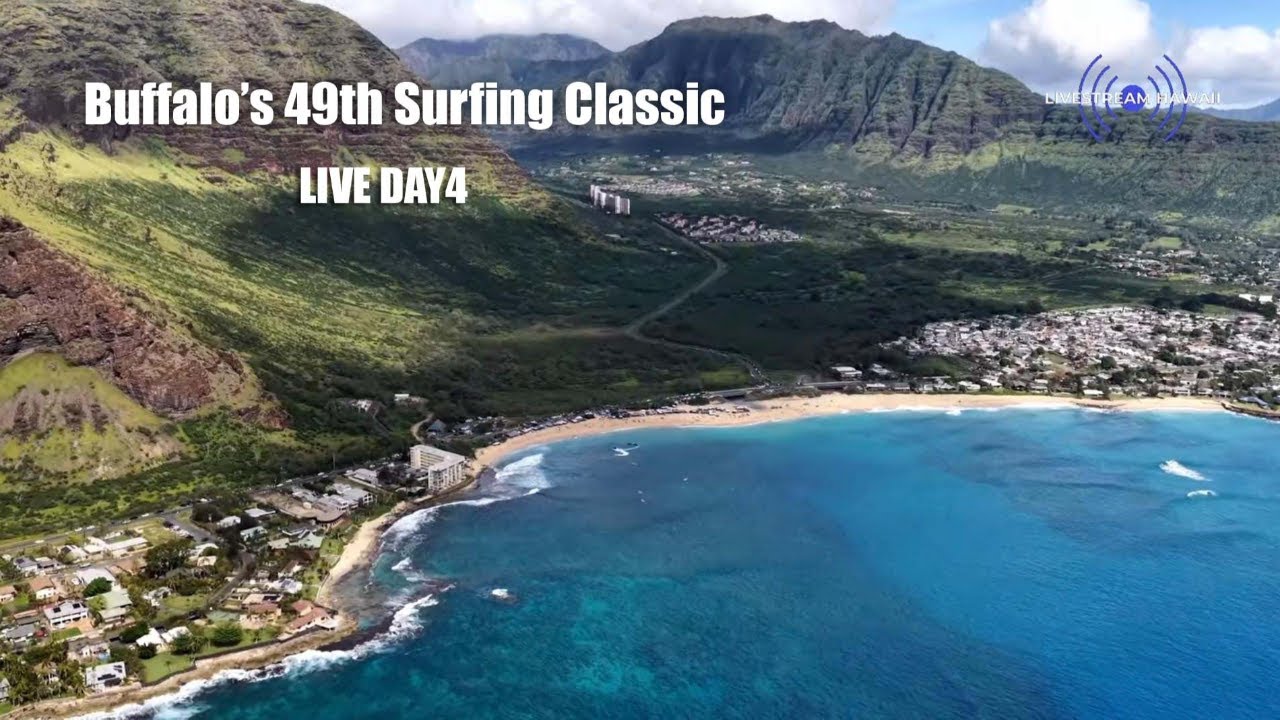 LIVE NOW - Buffalo’s 49th Surfing Classic Makaha, Hawai’i - Day4