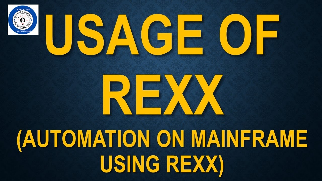 Usage of REXX | Automation on Mainframe Using Rexx| Mainframe