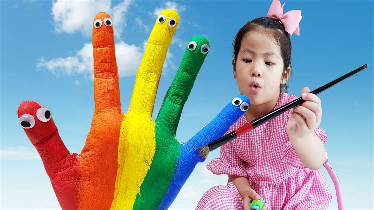 Rainbow Finger Family Song Питомник Rhyme