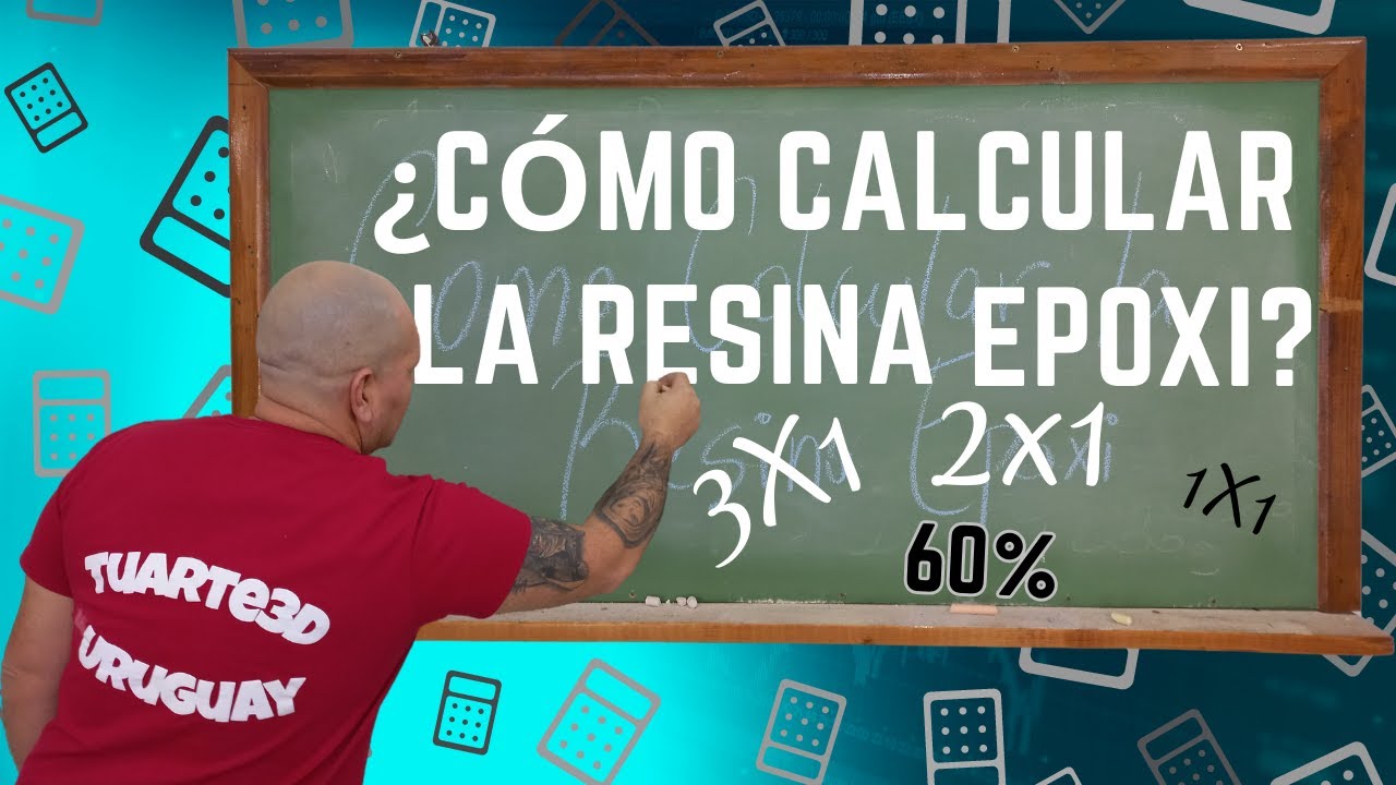APRENDÉ A CALCULAR LA RESINA EPOXI / PASO A PASO RESINA 2X1 3X1 1X1 60%