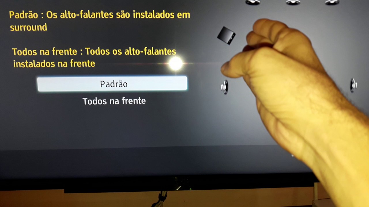 Como configurar corretamente o áudio do HT BDV-E2100.