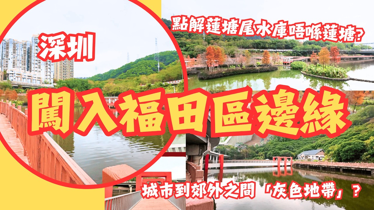 [深圳] 闖入福田區邊緣 點解蓮塘尾水庫唔喺蓮塘? 🧐 城市到郊外之間嘅「灰色地帶」?