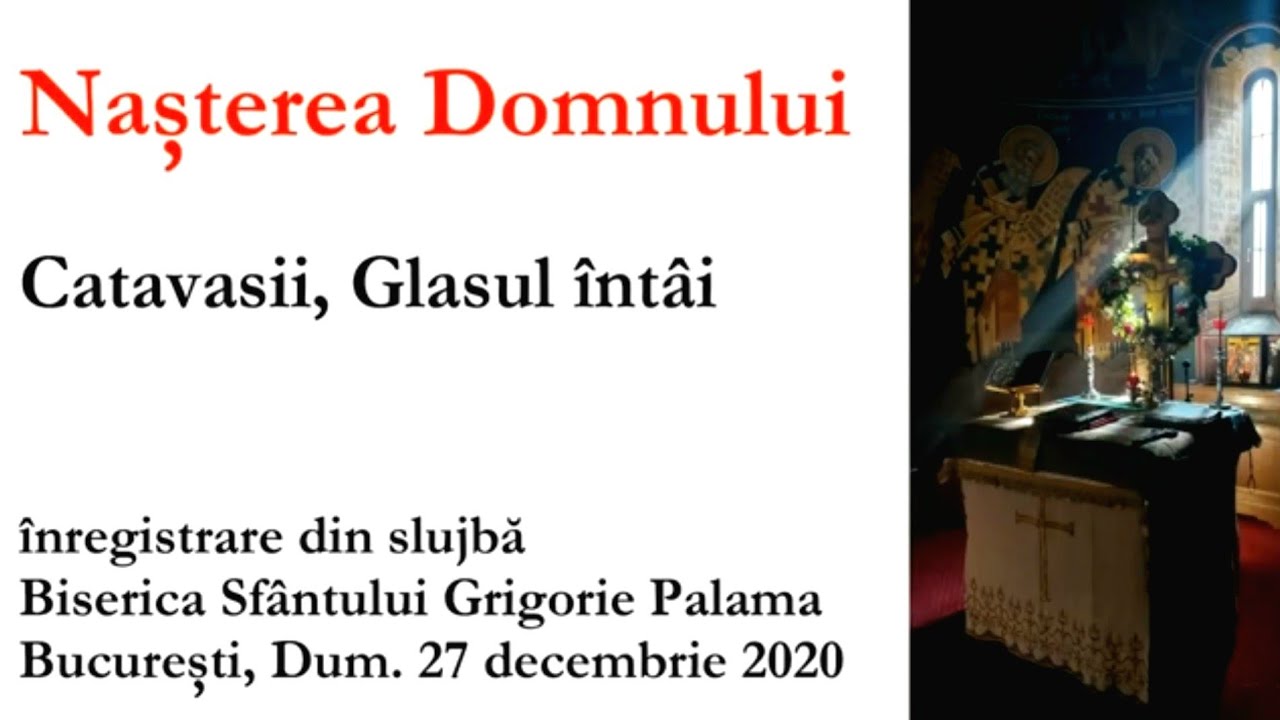 Nașterea Domnului - Canon (Catavasii)