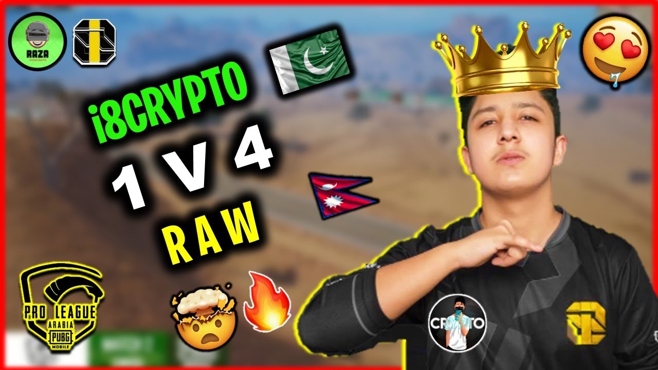 i8 @crypto5775 1V4 CLUTCH RAW 😳🔥| PMPL SA S4 2021