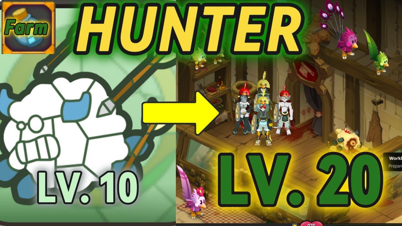 The BEST way to level up Hunter 1-20 - Dofus Farming Sessions with Golbrot!