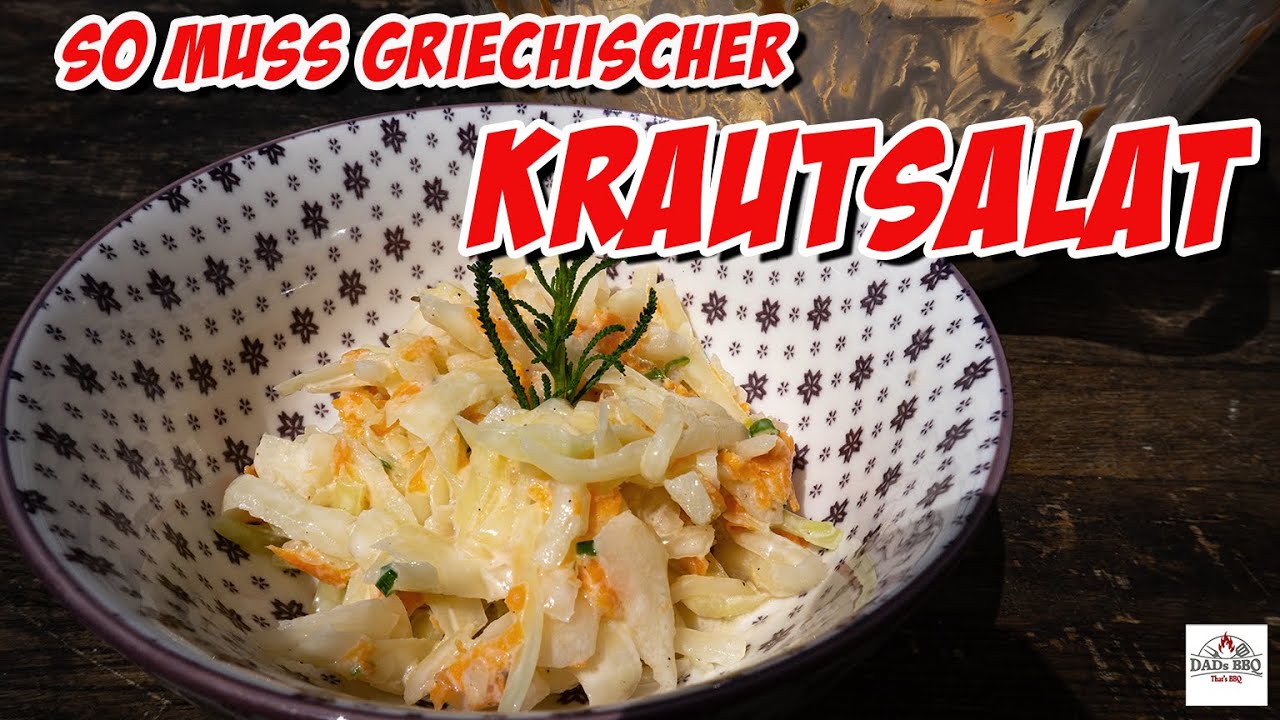 So esse ich meinen griechischen Krautsalat am liebsten | Rezept DADs BBQ