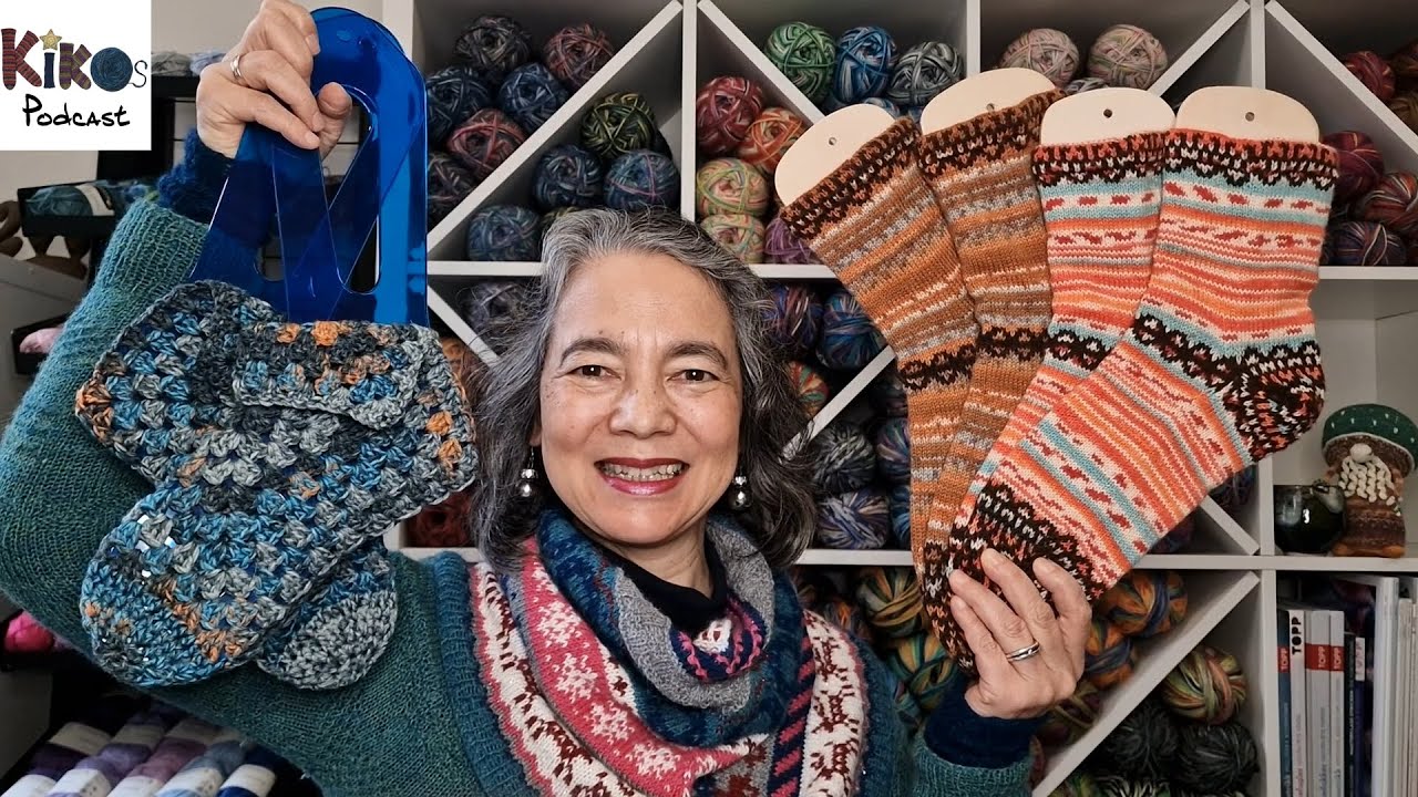 Kikos Podcast (Folge 302) - Sockenehepaar & Häkel-Hausschuhe