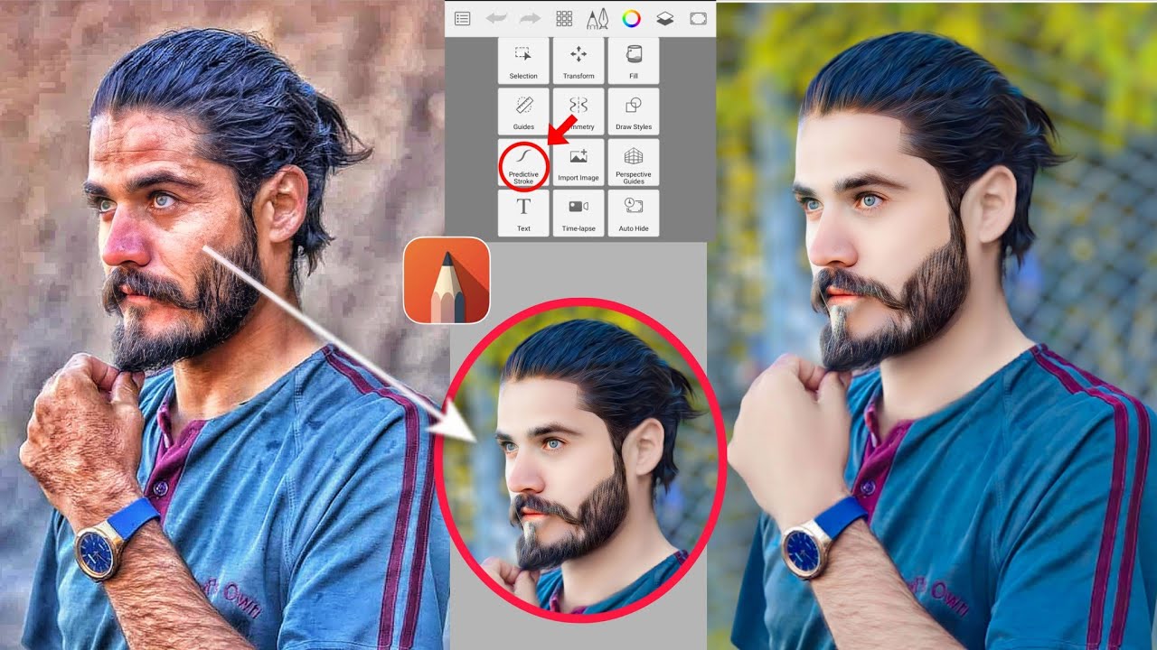 Sketchbook Autodesk  Face Smooth Editing | Remini App Remove Enhance Blur | Photo Editing HDR 2024