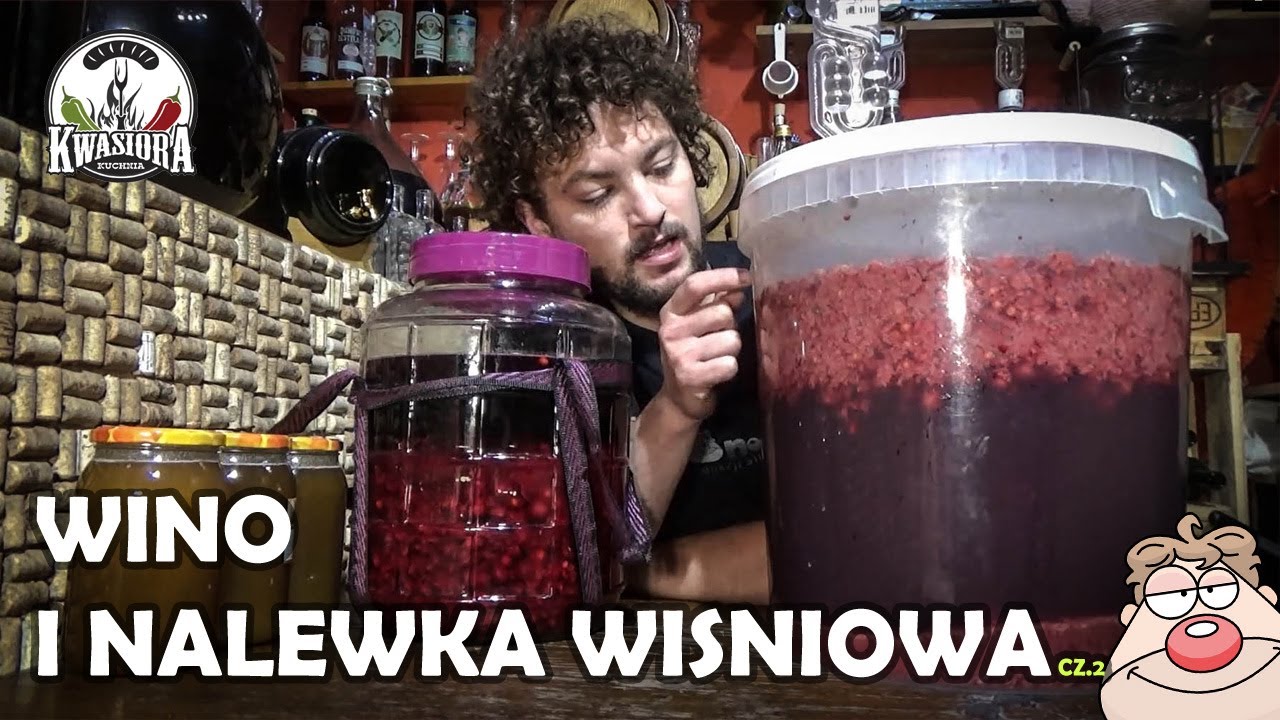 🍒 Wino Wiśniowe na miodzie + nalewka Wiśniowa CHERRY - cz.2 🍒 + paczka od KWASIORA (unboxing) :