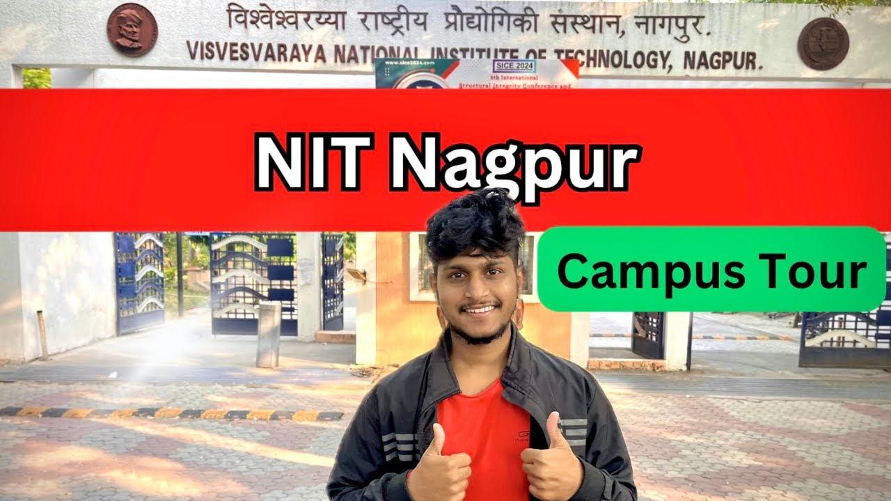 NIT Nagpur (VNIT) Campus Tour 🏫🌱 | Vlog 38 #iit #iitjee #jee #vnit
