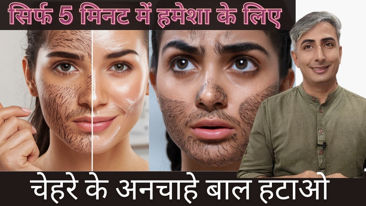 DIY Hair Removal at Home I Upper Lips बाल हटाओ I DR. MANOJ DAS I #drmanojdas