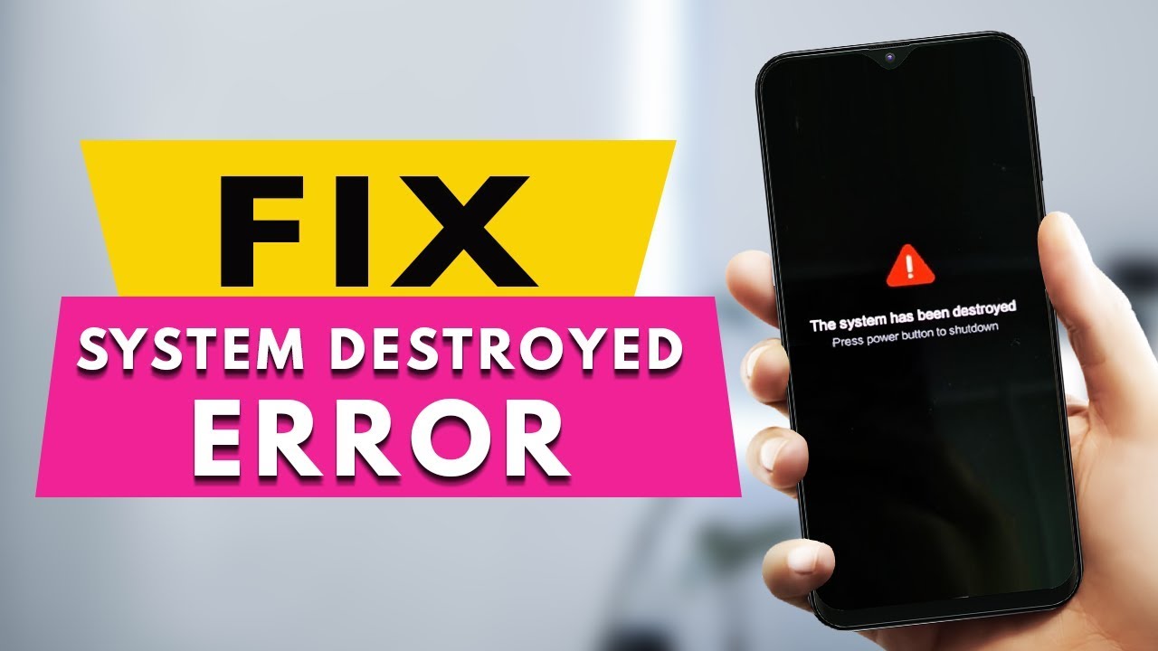 Guide to FIX SYSTEM DESTROYED ERROR on Redmi Note 7 Pro & Redmi K20 Pro