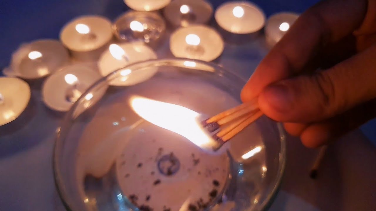 ASMR: Sizzling Matchstick in water 🔥💦|| oddly satisfying|| No talking ||Requested