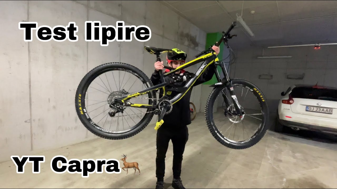 Review bicicleta YT Capra + test lipire