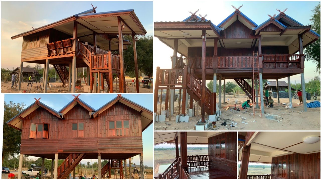 บ้านไม้เรือนไทยประยุกต์ราคาไม่ถึง 500,000 EP.2
