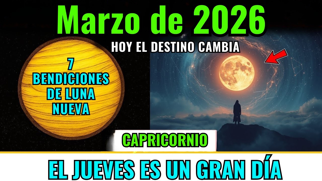 Capricornio ♑ — 7 Bendiciones Raras Desbloquean tu Destino 🌑✨