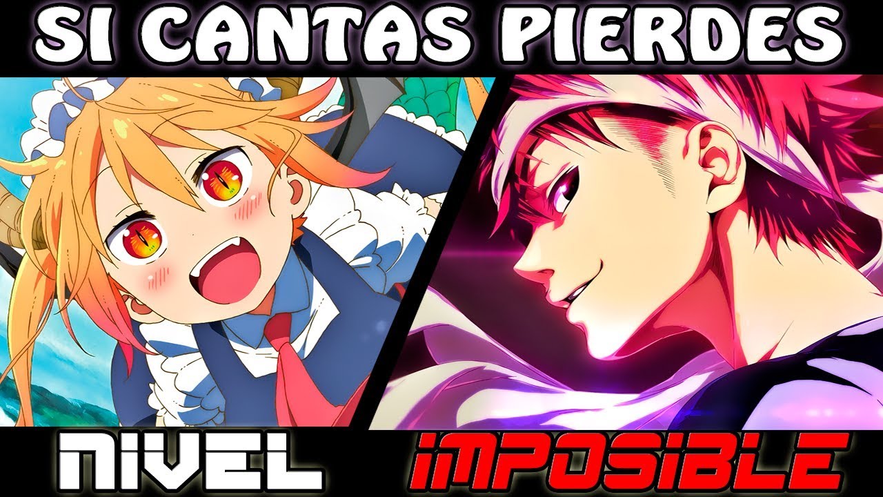 SI CANTAS PIERDES!! NIVEL ANIME IMPOSIBLE