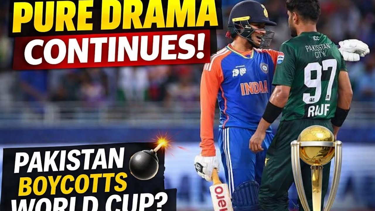Pure Drama going on , will Pakistan boycott t20wolrdcup? Comment your opinion 