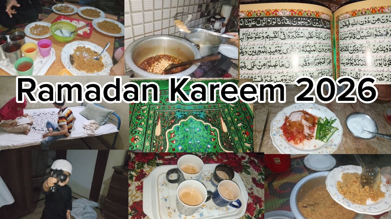 Ramadan Kareem 2026 routine vlog || Mazedaar white channa pulao recipe || routine vlog.