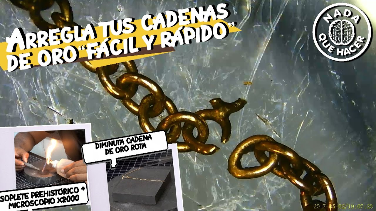 CÓMO SOLDAR UNA CADENA DE ORO EN CASA ¡FÁCIL! |NQUEH