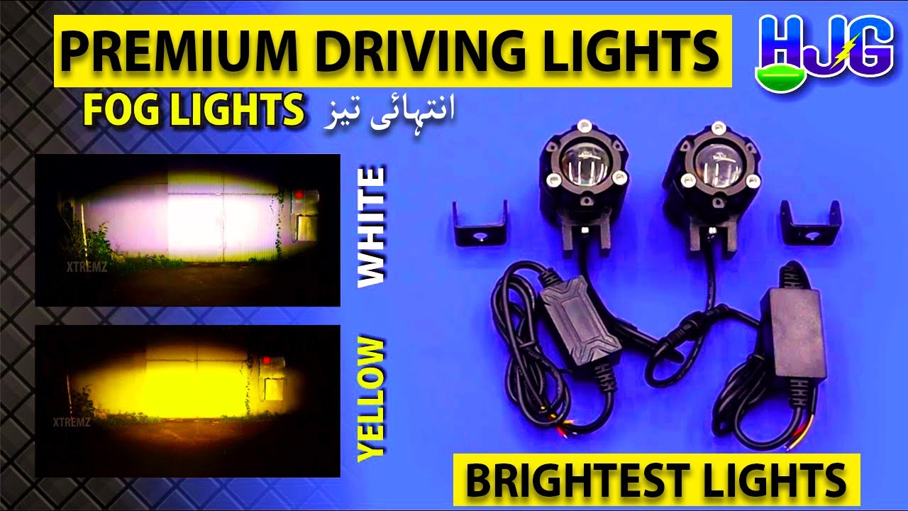 New Brightest Premium Driving Lights | Fog Lights | Projector Lights | Auto Care