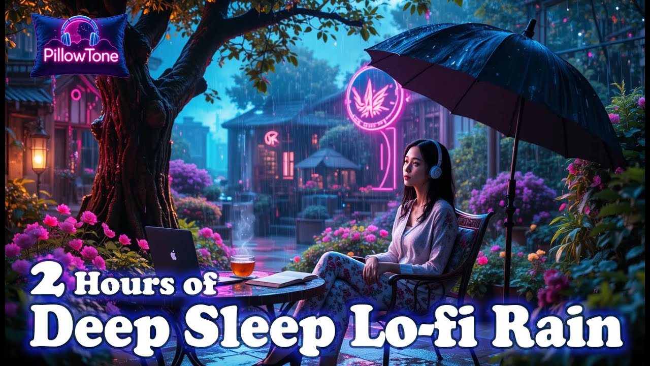 🎧 2 Hours of Deep Sleep Lo-fi Rain | PillowTone