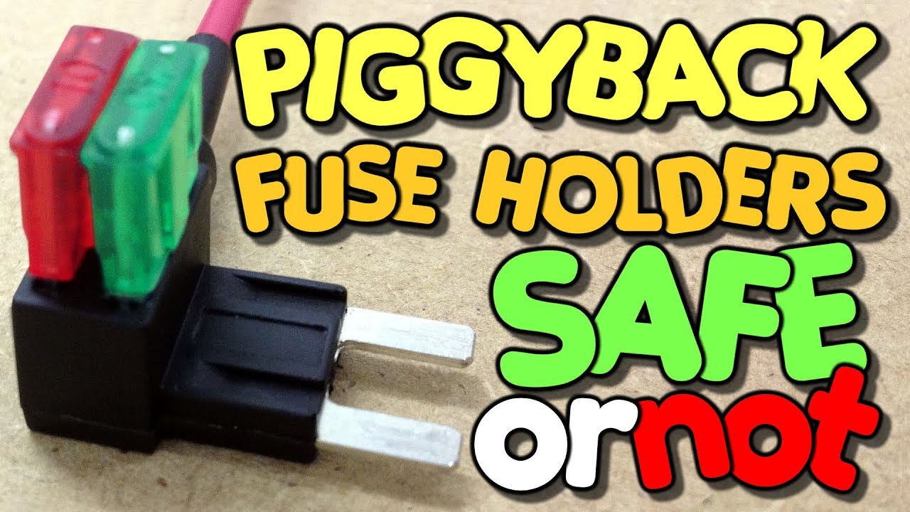 Держатели предохранителей Piggyback: безопасны или нет? Тест на стенде Piggyback от VOGMAN