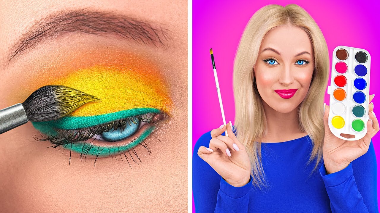 COMMENT CACHER DU MAQUILLAGE EN COURS || Beau Maquillage de Rentr&eacute;e par 123 GO!