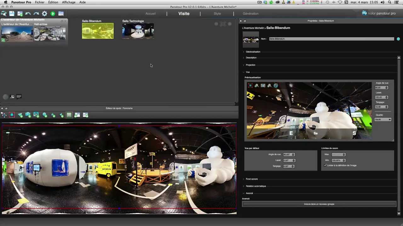 Tutoriel Panotour Pro 2 (4/8) : gérer les panoramas