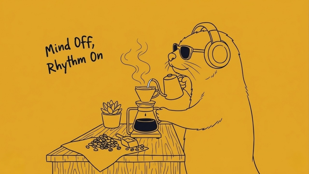 Mute the World, Turn up the Groove | Mind-Off Rhythm-On Brew ☕️ (GROOVE · JAZZHOP · CHILLHOP)