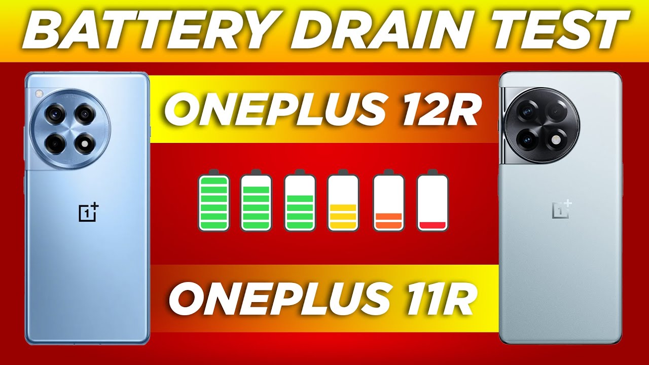 OnePlus 12R vs OnePlus 11R Battery Test | Display Test, Benchmarks, Performance, Gaming ✅