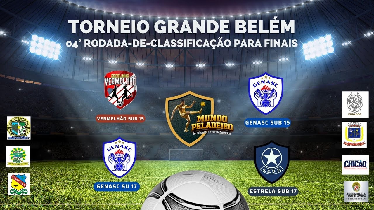 Copa grande Belém sub 15 e 17 com a cobertura do Mundo Peladeiro