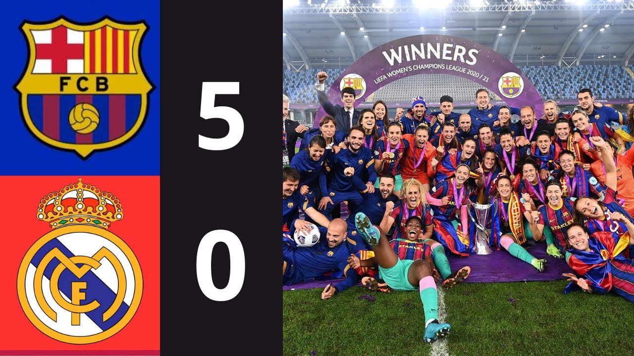 Barcelona -  Real Madrid 5-0 Women Supercopa Espana
